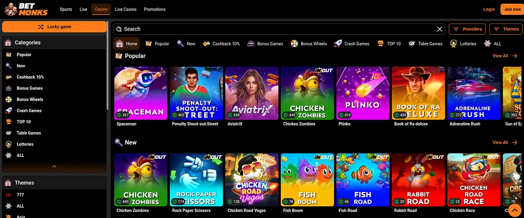 Betmonks Casino Betmonks Casino